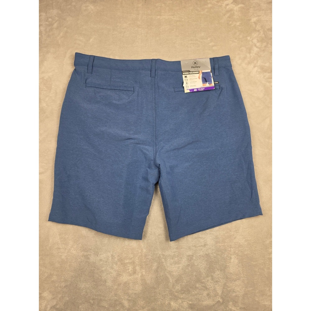 Hurley Hybrid Spacedye Walk Shorts‎ Mens 40 Blue 4-Way Stretch Water Repellent